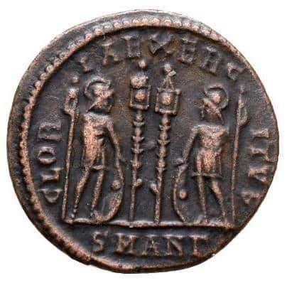 The Constantine Coin Family: Father, Sons, and a Christian Empire 4 Constantinusl 7 RV