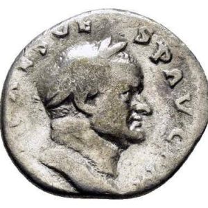Vespasian – Denarius – Vesta