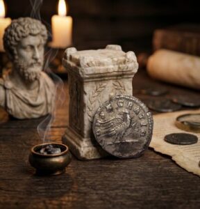 Home 22 Death and Deification Roman Coins Issued After an Emperor Died 400